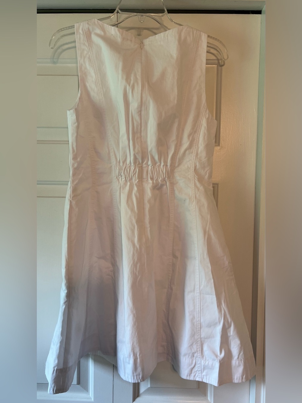 Madewell White Rylee A-Line Mini Dress Cotton Poplin NWT 2 #2735 - Picture 8 of 10